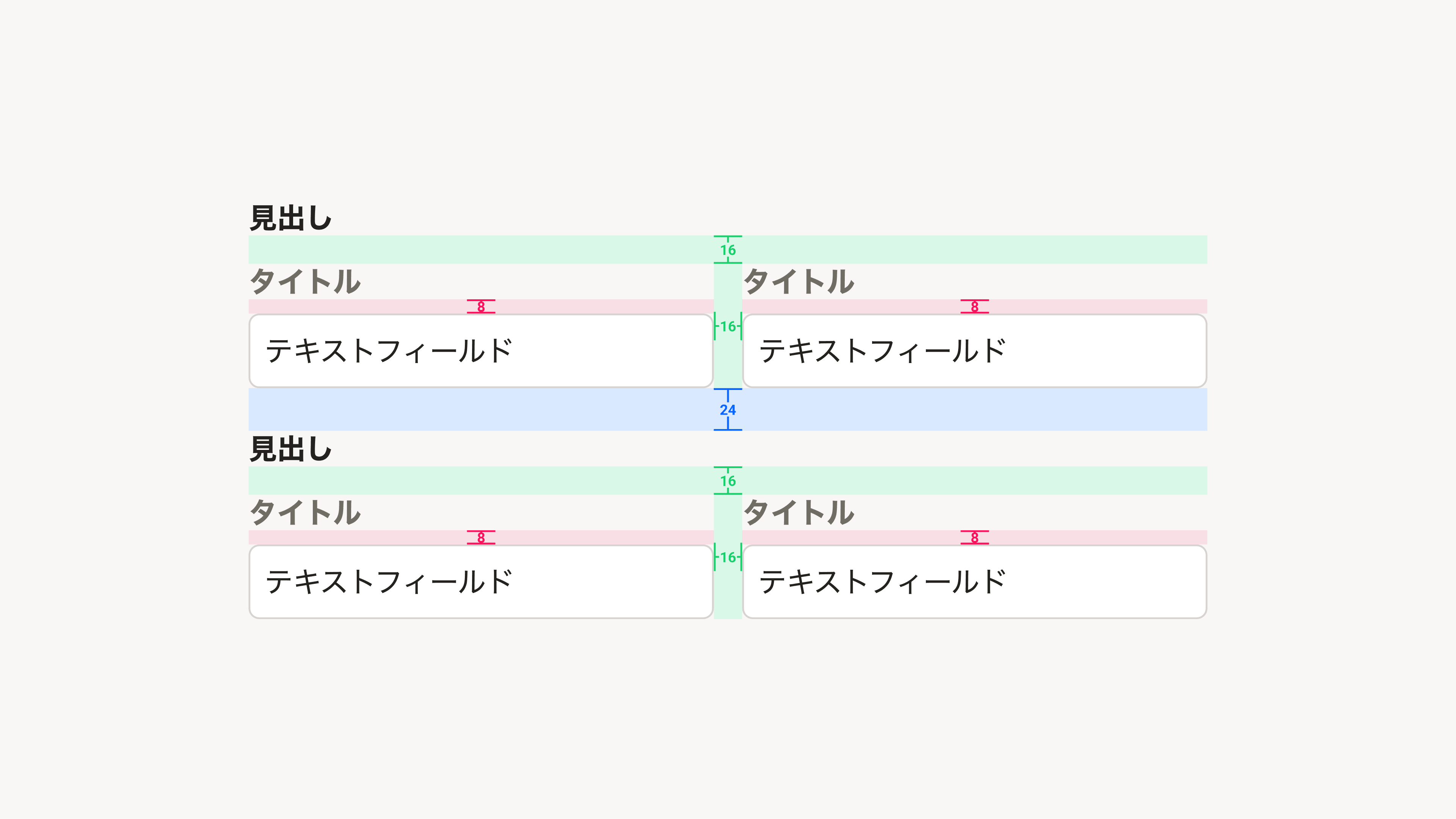 スクリーンショット:余白の例